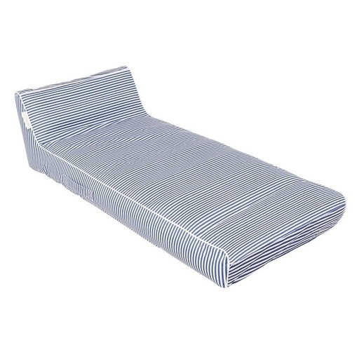 [9339296071212] Colchoneta Hamaca Flotante Doble - Navy Stripe Sunnylife