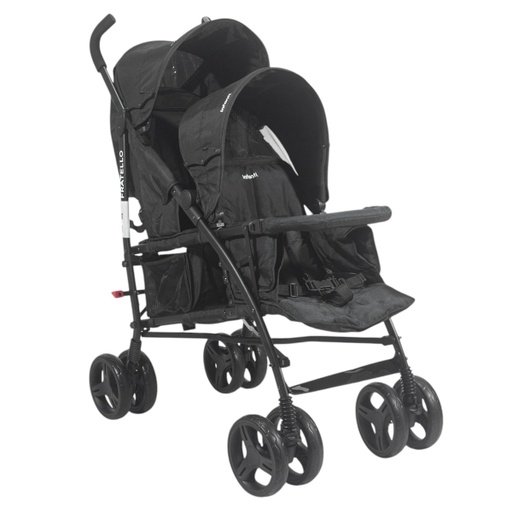[YD3000B] Coche Duo Fratello  Countour Black Infanti