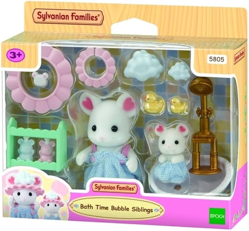 [5805] Bath Time Bubble Siblings Sylvanian Families