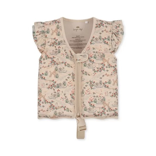 [KS100417-MI23] Neoprene Swim Vest Frill Mizumi 2-3Y Konges Slojd