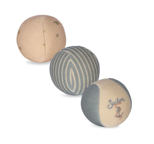 [KS102453-LE] 3 Pack Neoprene Beach Ball Lemon Konges Slojd