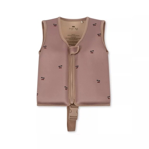 [KS5690-CH12] Neoprene Swim Vest Cherry 1-2Y Konges Slojd