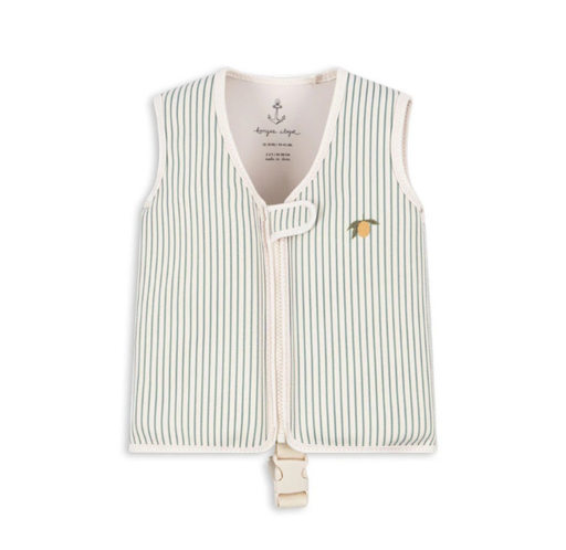 [KS103229-TS12] Neoprene Swim Vest Tea Stripe 1-2Y Konges Slojd