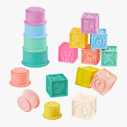 [062243499744] Bloques sensoriales de Silicona B.Toys