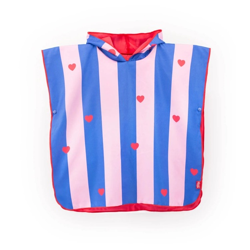 [174868] Beach Poncho Cherry Quut