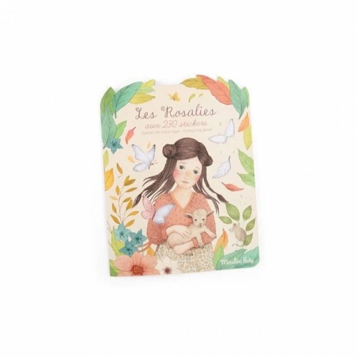 [710185] Cuaderno De Pegatinas Rosalies - 20 Pag. Moulin Roty