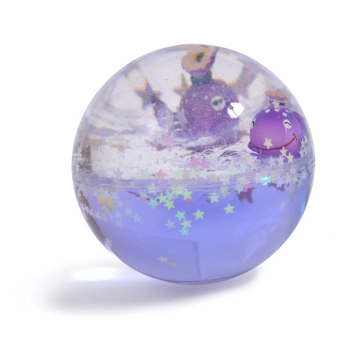 [711148] Bouncing Ball With Water Inside Whale Moulin Roty