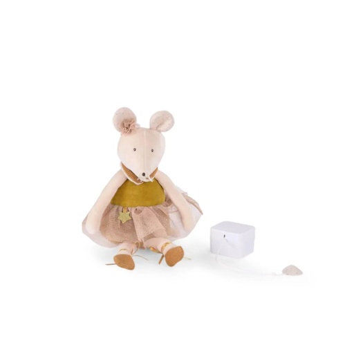 [667043] Muñeco Musical Ratoncita Rosa Ped Moulin Roty