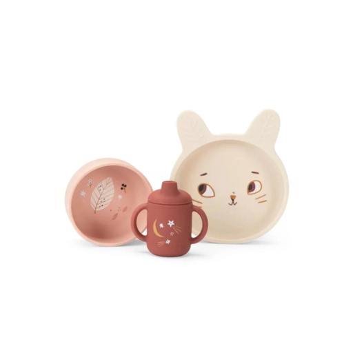 [715231] Set Vajilla Silicona Apres La Pluie Moulin Roty