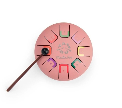 [715235] Pequeño Tambor De Lengüetas Apres La Pluie Moulin Roty