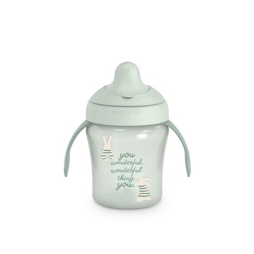 [907354] Learning Cup 200Ml +6m  Wonder Conejo Verde Suavinex