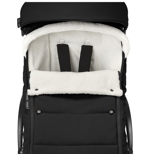 [646603] YOYO Footmuff - Black Stokke