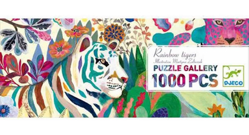 [DJ07647] Rainbow Tigers 1000 piezas Djeco