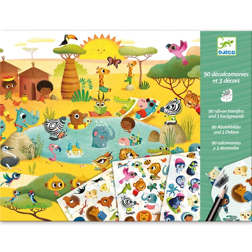 [DJ09560] Savannah, Desert, And North Pole: Time For Fun! Design By By