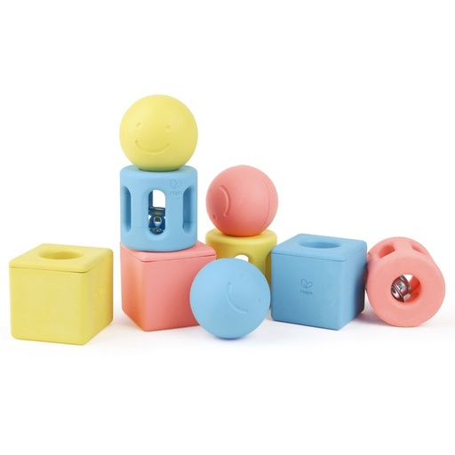 [6943478021303] Sonajero Geometrico 9 piezas Hape
