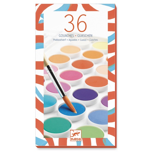 [DJ08873] 36 Color Cakes Design By By Djeco