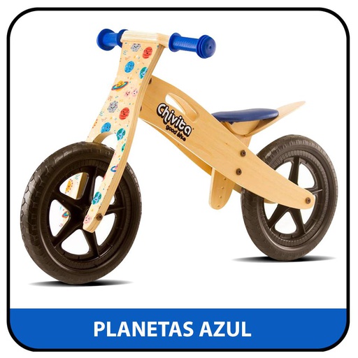 [8889000043406] Bici - Azul Robots/Monster/ Dino/ Planetas Chivita