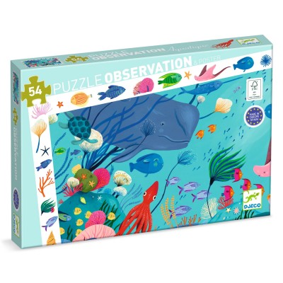 [DJ07562] Aquatic - 54pcs - FSC MIX  Djeco