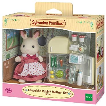 [5014] Chocolate Rabbit Mother Set (Fridge) Sylvanian Families