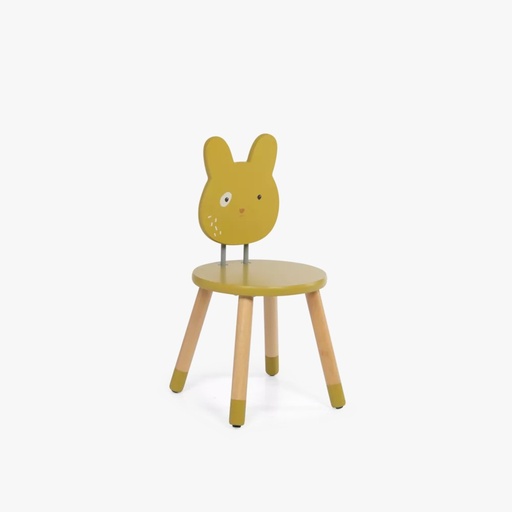 [678604] Silla Ocre Trois Petits Lapins Moulin Roty