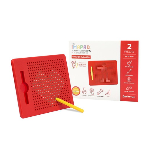 [PAD-002R] Imapad Mini Rojo Braintoys