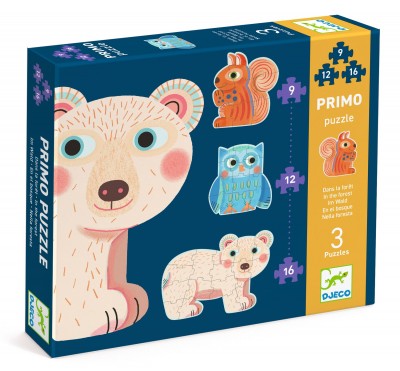 [DJ07143] In The Forest - 9, 12, 16 Pcs Djeco