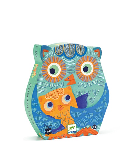 [DJ07215] Hello Owl - 24 Pces Djeco