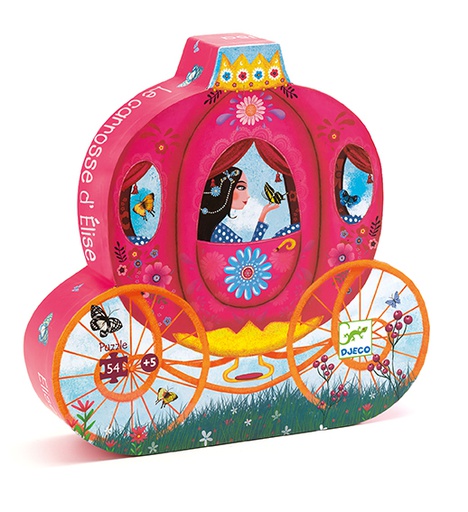 [DJ07254] Elise'S Carriage - 54 Pcs Djeco