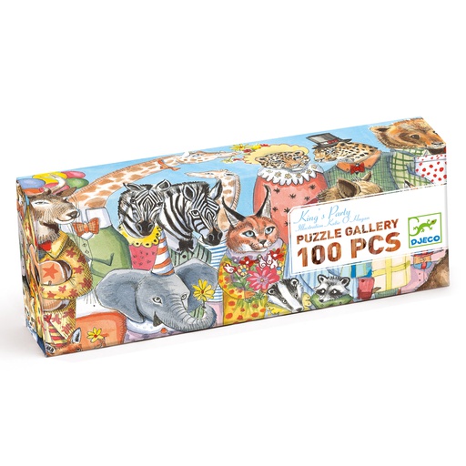 [DJ07639] Puzzle Galery - King Party - 100 Pcs  Djeco
