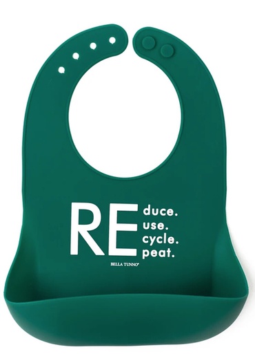 [819158028732] Babero Recycle verde Bella Tunno