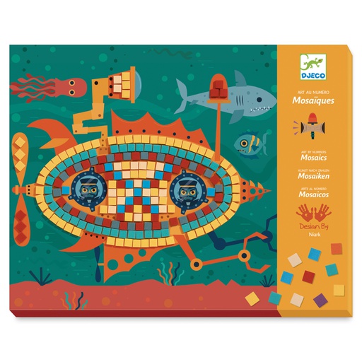 [DJ09421] Mosaic kits - Ace at the wheel Design by by Djeco
