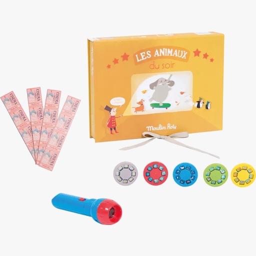 [711089] Caja Del Cine Animales Pequeñas Maravillas Moulin Roty