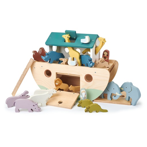 [191856083061] Noah wooden Ark TENDER LEAF
