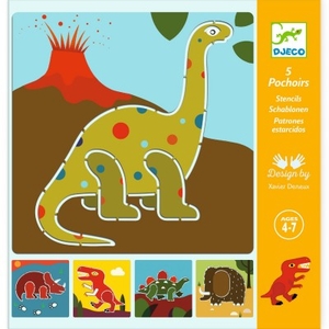 [DJ08863] Stencil Dinosaurs Design By By Djeco