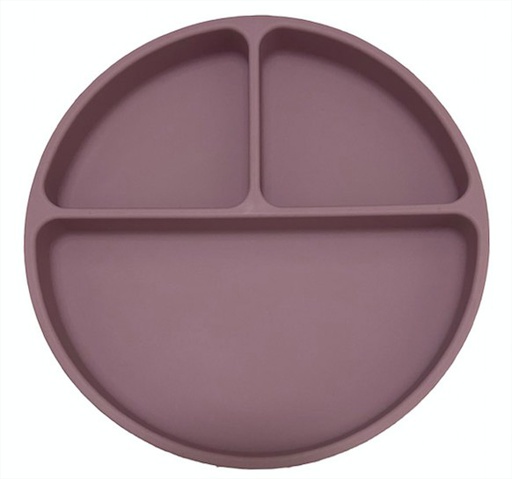 [sfsp01-9] Plato con divisiones y ventosa Lavanda Storki