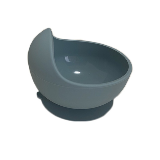 [sfsbo01-1] Bowl silicona con ventosa Ether celeste Storki