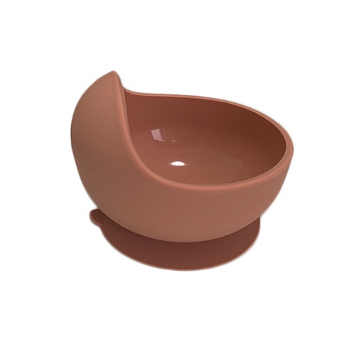 [sfsbo01-2] Bowl silicona con ventosa Muted rosado Storki