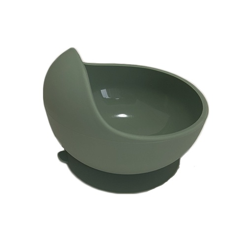 [sfsbo01-3] Bowl silicona con ventosa verde sage Storki