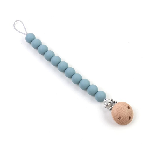 [sspc01-1] Clip chupete silicona celeste Storki