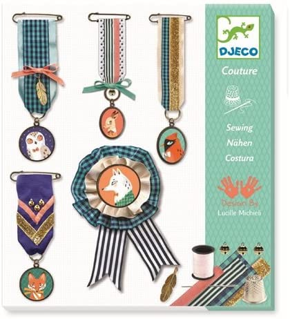 [DJ09846] Embroidered Brooches Design By By Djeco