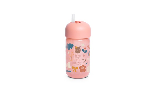 [8426420070225] Vaso De Pajita 340Ml +18M Rosa Suavinex
